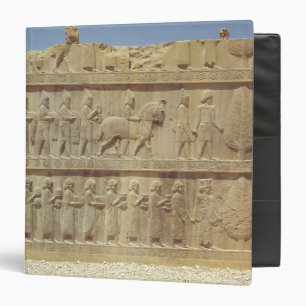 Detail of the relief frieze on the east stairway binder