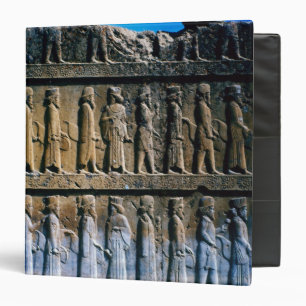 Detail of the relief frieze on the stairway binder