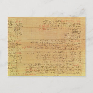 Detail of the Rhind Mathematical Papyrus Postcard