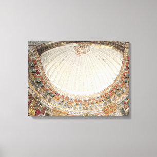 Detail of the vault from the Chapel Canvas Print