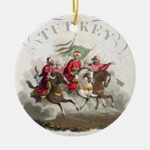 Detail of title page, from 'Costumes of the Variou Ceramic Ornament