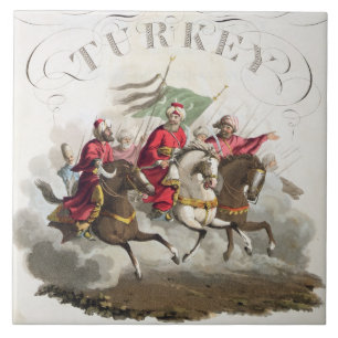 Detail of title page, from 'Costumes of the Variou Tile