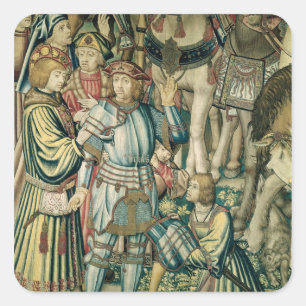 Detail of Uriah the Hittite Square Sticker