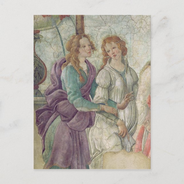 Detail of Venus and the Graces Postcard (Front)
