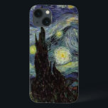 Detail Starry Night by van Gogh iPhone 13 Case<br><div class="desc">Van Gogh's best known paintings reprints - Electronic devices - Post-impressionist masters original works</div>