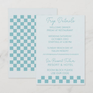 Detail wedding card