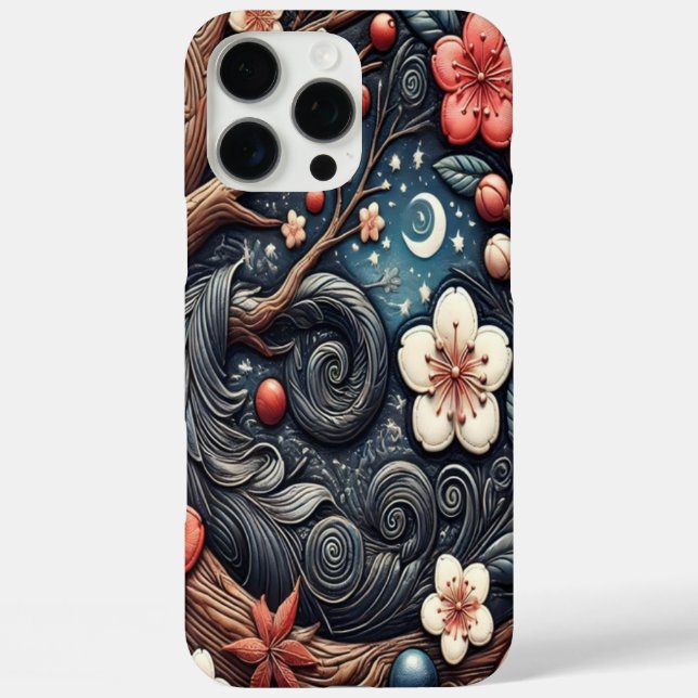 Detailed Cherry Blossom Composition Case-Mate iPhone Case (Back)