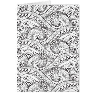 Detailed Floral Pattern Doodle