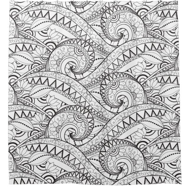 Detailed Floral Pattern Doodle (Front)
