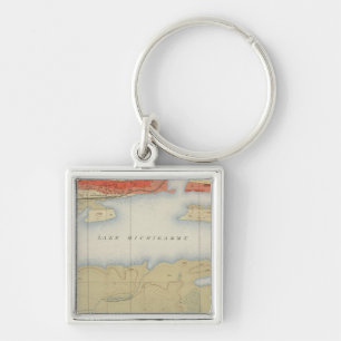 Detailed Geology Sheet V Keychain