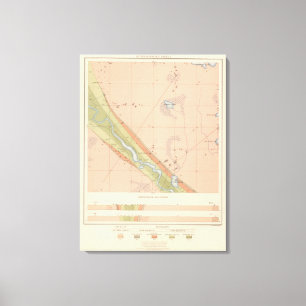 Detailed Geology Sheet X Canvas Print