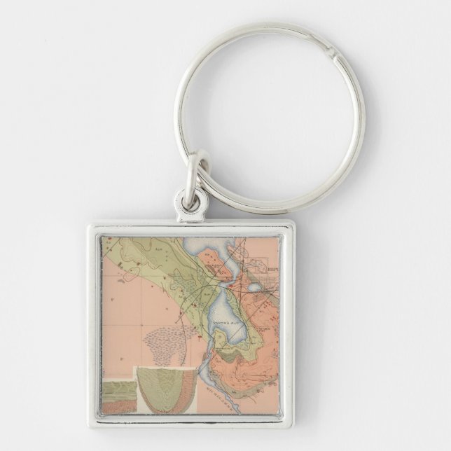 Detailed Geology Sheet XI Keychain (Front)