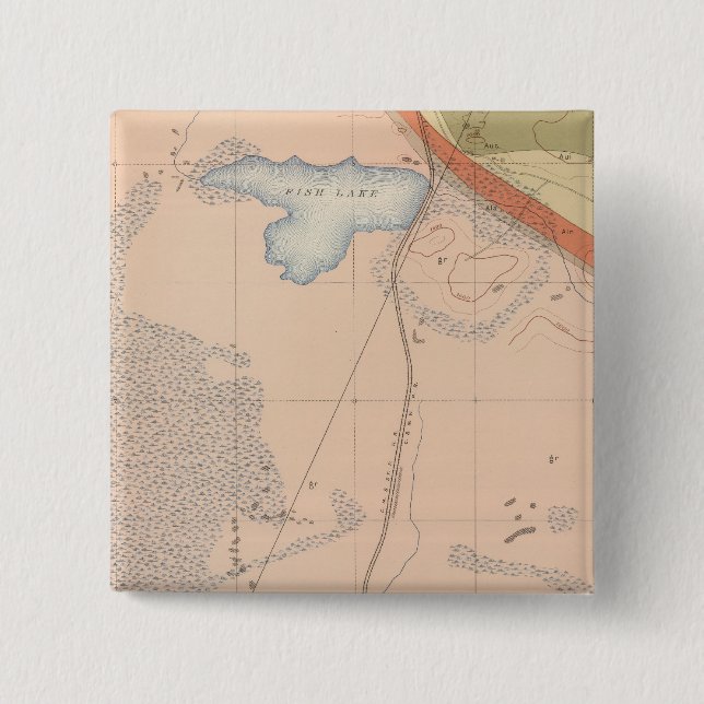 Detailed Geology Sheet XIII 2 Inch Square Button (Front)