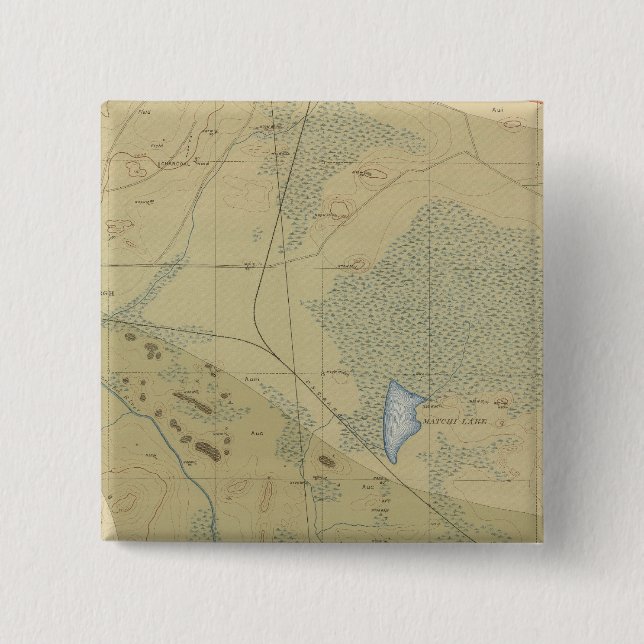Detailed Geology Sheet XIX 2 Inch Square Button (Front)