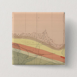 Detailed Geology Sheet XVI 2 Inch Square Button