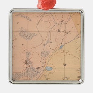 Detailed Geology Sheet XXI Metal Ornament