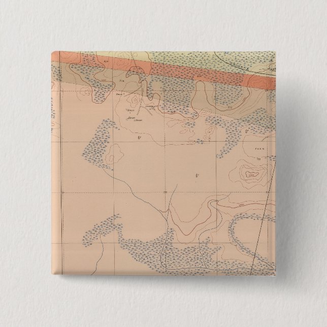 Detailed Geology Sheet XXIII 2 Inch Square Button (Front)