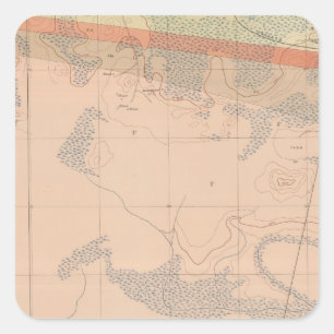 Detailed Geology Sheet XXIII Square Sticker