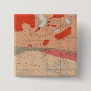 Detailed Geology Sheet XXIX 2 Inch Square Button
