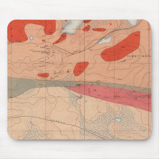 Detailed Geology Sheet XXIX Mouse Pad (Front)