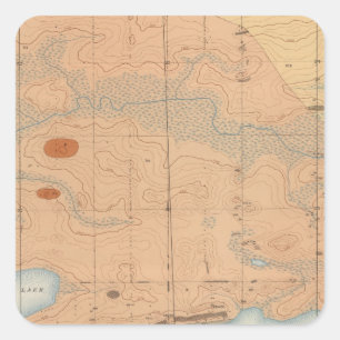 Detailed Geology Sheet XXVII Square Sticker