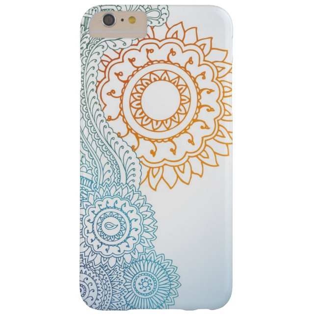 Detailed henna abstract sunrise Case-Mate iPhone case (Back)