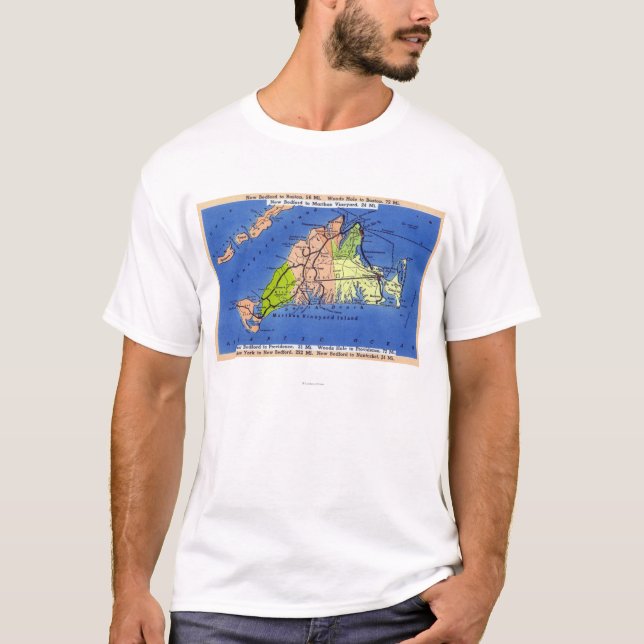Detailed Map of the Island T-Shirt (Front)