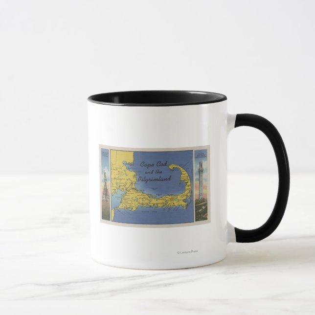 Detailed Map of the Pilgrimland Mug (Right)