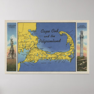Detailed Map of the Pilgrimland Poster