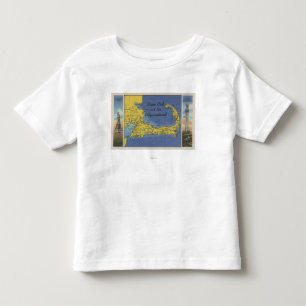 Detailed Map of the Pilgrimland Toddler T-shirt