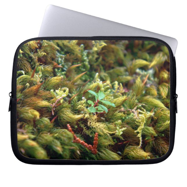 Detailed Moss Laptop Sleeve (Front)