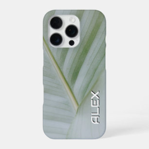 Detailed Palm Leaf – Botanical Close-Up Art iPhone 16 Pro Case