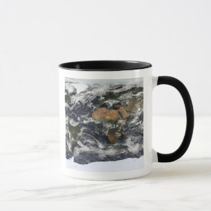 Detailed satellite view of Earth Mug