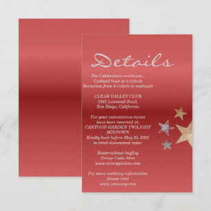 Details card rose gold