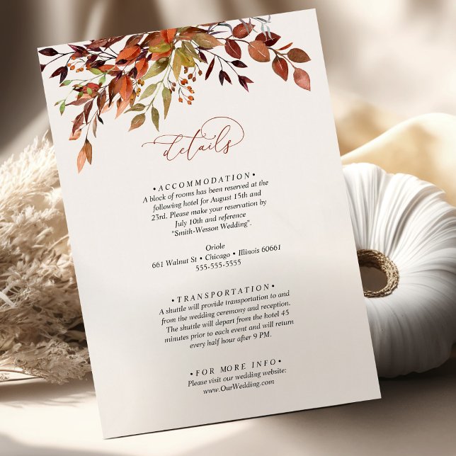 Détails de la chute Carte de boîtier Mariage Whims (Créateur téléchargé)