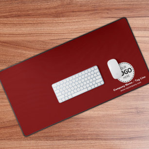 Détails du logo et de l'entreprise Tapis de bureau