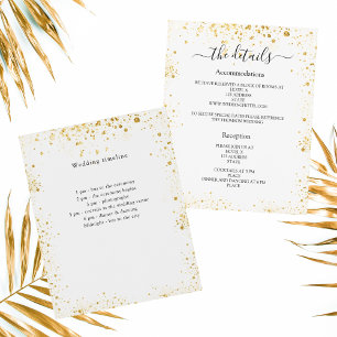 Détails du programme de mariage en or blanc brilla
