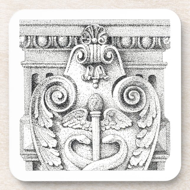 DETAILS Hard Plastic Coasters (Front)