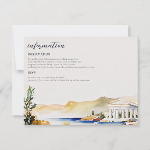 Détails/info du Mariage d'Athènes  invitation de l