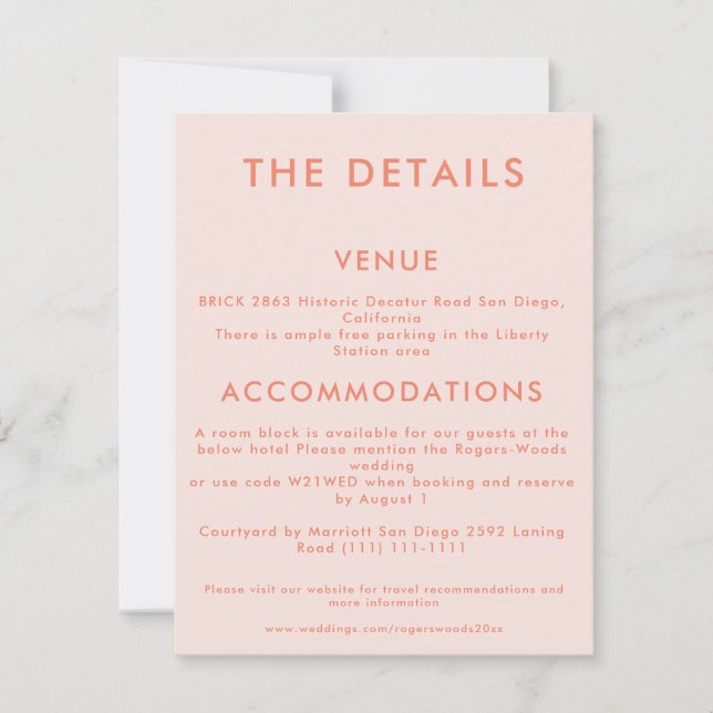 Détails minimaux Turquoises du Mariage Invitation (Devant)