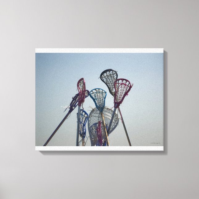 Details of Lacrosse game Canvas Print (Front)