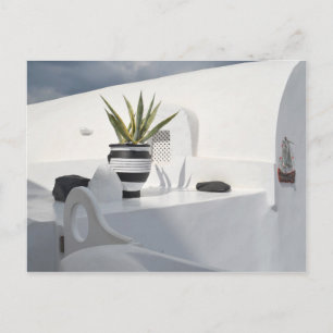Details of Santorini Postcard