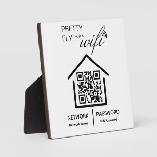 Détails WiFi Joli vol pour une plaque de code QR w