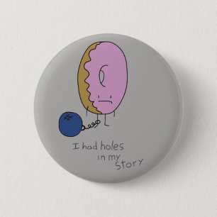 Detained Doughnut 2 Inch Round Button