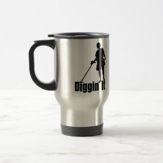 détecteur de métaux, prospecteur, tasse de