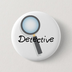 Detective 2 Inch Round Button