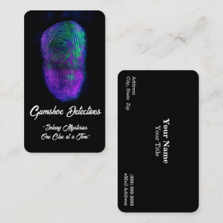 Detective Agency / Security Business Card