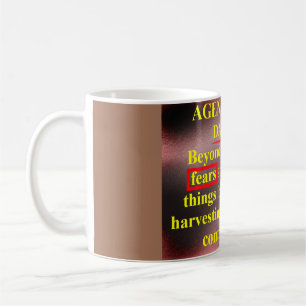 DETECTIVE AGENDA WORLD PLANET ART WORDS COFFEE MUG