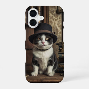Detective Cat iPhone 16 Case