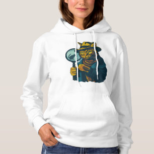 Detective Cat Mystery Hoodie